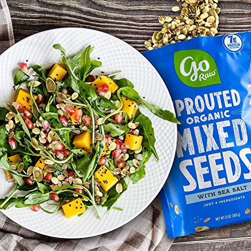 Go Raw Mixed Seeds, Pumpkin, Sunflower &Amp; Watermelon Seeds With S Go Raw Mixed Seeds, Pumpkin, Sunflower &Amp; Watermelon Seeds With S