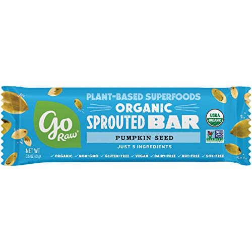 Go Raw Pumpkin Seed Bars | Keto | Gluten Free Snacks | Vegan | O