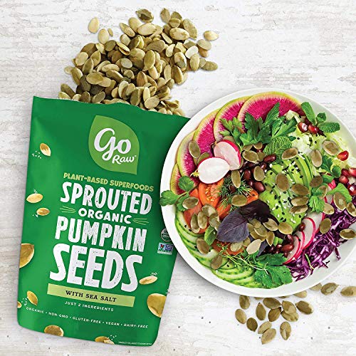 Go Raw Pumpkin Seeds With Sea Salt, Sprouted &Amp; Organic, 16Oz. |