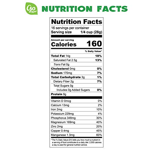 Go Raw Pumpkin Seeds With Sea Salt, Sprouted &Amp; Organic, 16Oz. |