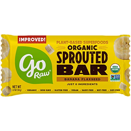 Go Raw Seed Bars, Banana Flaxseed | Gluten Free Snacks | Vegan |