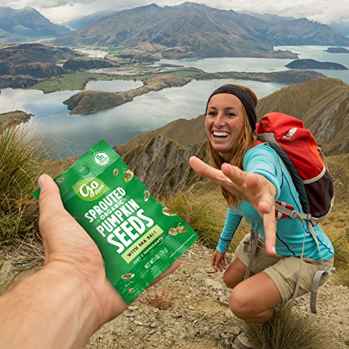 Go Raw Pumpkin Seeds With Sea Salt, Grab And Go Single-Serve, 1