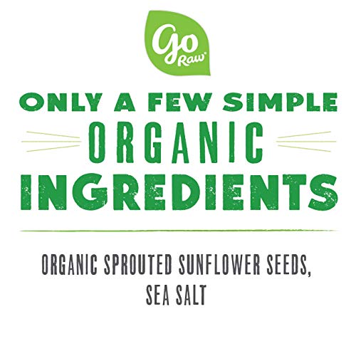 Go Raw Sunflower Seeds With Sea Salt, Sprouted &Amp; Organic, 14 Oz.