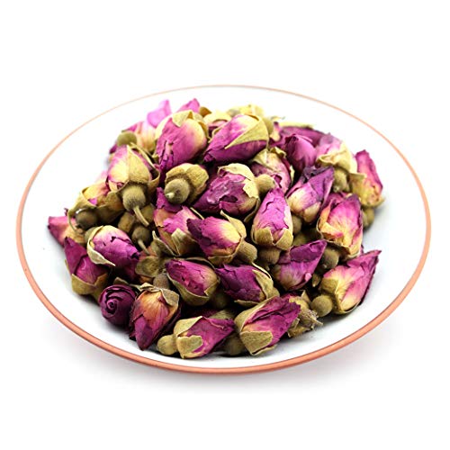 Goartea 100G / 3.5Oz Natural Red Rose Bud Dried Edible Petal Flo
