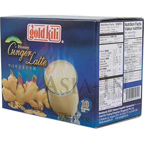 3 -Pack Of -Ginger Honey Latte 10 Sachets 7.7 Oz Each