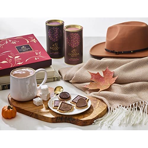Godiva Chocolatier Hot Cocoa Canister, Dark Chocolate, 14.5 Ounce