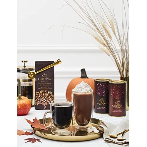 Godiva Chocolatier Hot Cocoa Canister, Dark Chocolate, 14.5 Ounce