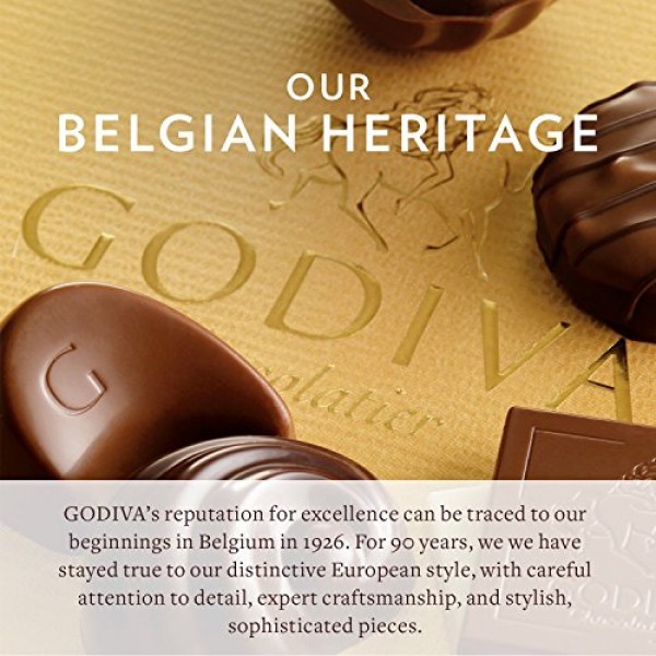 Godiva Chocolatier Assorted Chocolate Truffles Gift Box, 12-Piec...