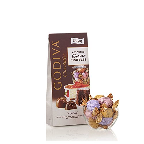 Godiva Chocolatier Assorted Chocolate Truffles Gift Box, 12-Piec