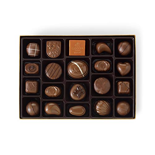 Godiva Chocolatier Assorted Milk Chocolate Truffles Gift Box, 22
