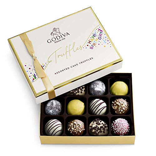 Godiva Chocolatier Birthday Truffles Assorted Chocolate Gift Box