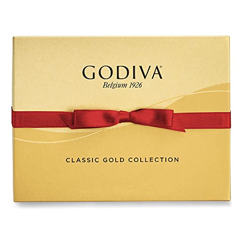 Godiva Chocolatier Classic Gold Assorted Chocolate Gift Box 9pc ...