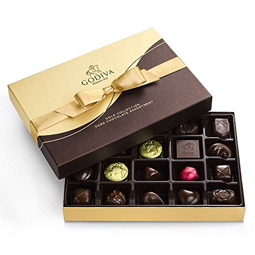 Godiva Chocolatier Dark Chocolate Gift Box, 22-Ct.