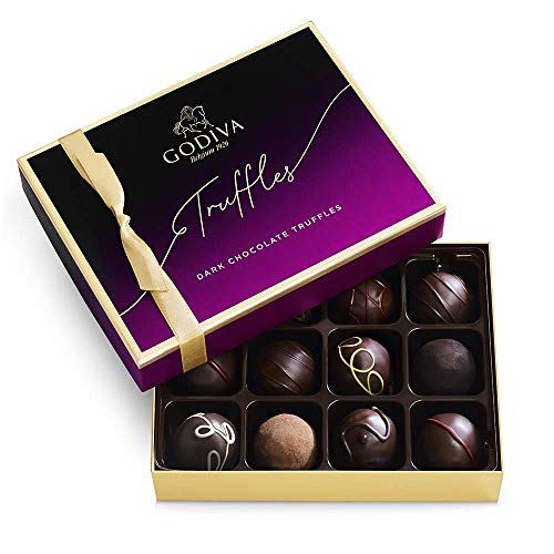 Godiva Chocolatier Dark Chocolate Truffles Assorted Chocolate Gi