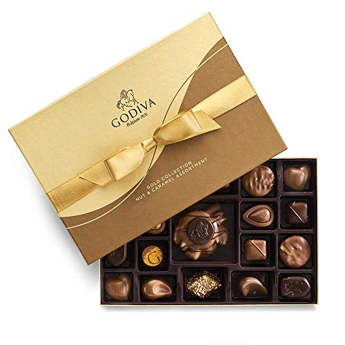 Godiva Chocolatier Gift Box, Nut &Amp; Caramel, 19 Count