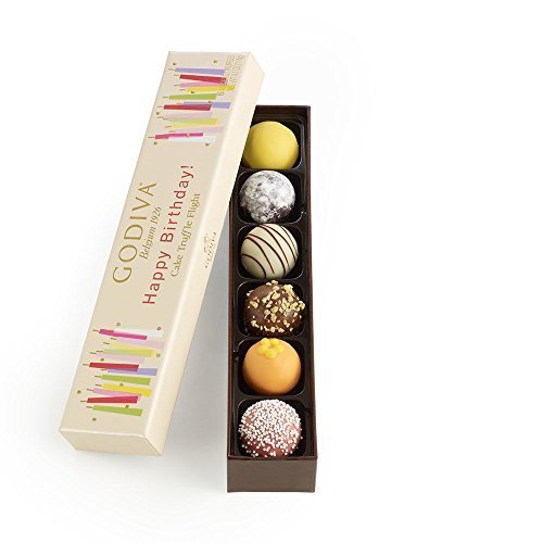 Godiva Chocolatier Happy Birthday Cake Chocolate Truffle Flight,