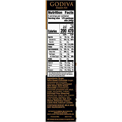 Godiva Brownie Cheesecake Swirl Baking Mix, 7.7 Oz