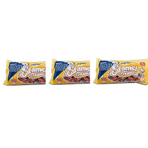 3 Pack Caramel Creams Goetzes Candy, 12 Oz
