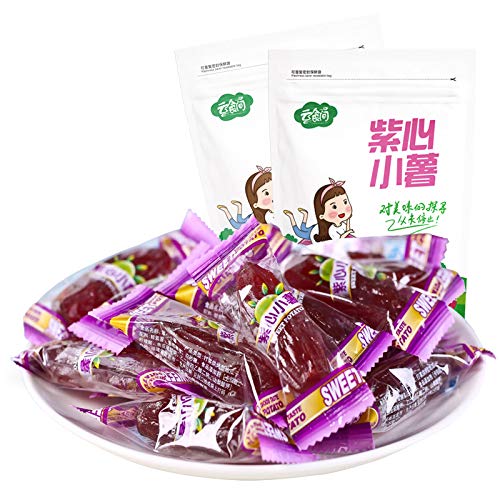 Chinese Snacks Dried Chinese Purple Sweet Potato Strip 500G 紫薯