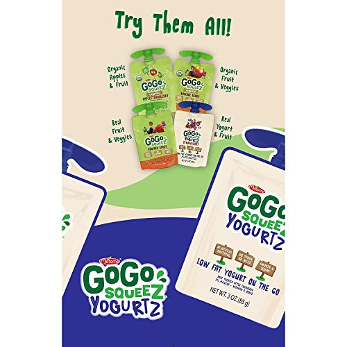 Gogo Squeez Yogurt Variety Pouch 16/ 3 Ounce, Net Wt 48 Ounce
