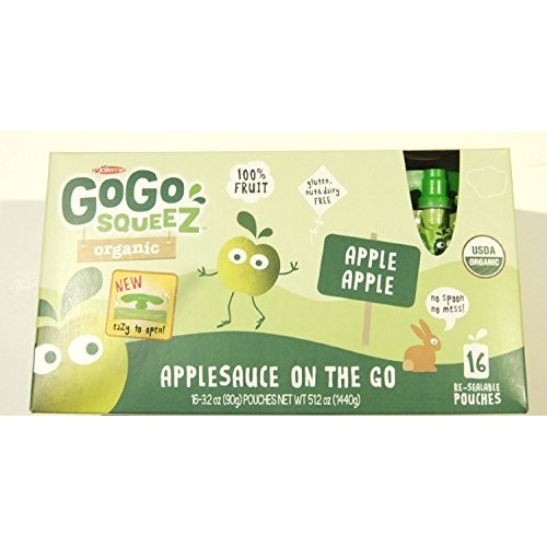 Materne Gogo Squeez Organic Applesauce On The Go, 3.2 Oz Pack O