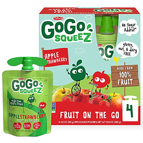 Gogo Squeez Applesauce On The Go, Apple Strawberry, 3.2 Ounce 4