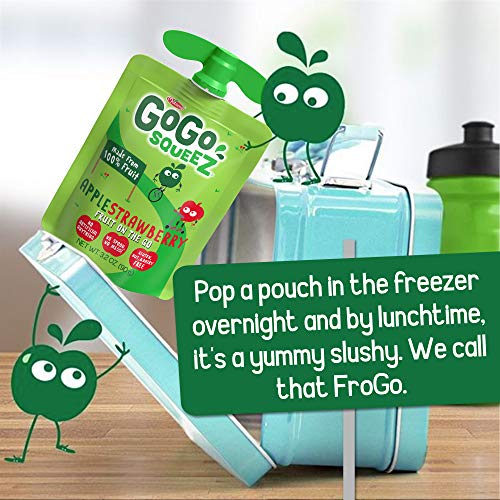 Gogo Squeez Applesauce On The Go, Apple Strawberry, 3.2 Ounce 7