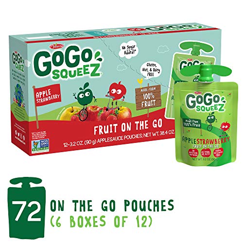Gogo Squeez Applesauce On The Go, Apple Strawberry, 3.2 Ounce 7