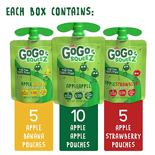 Gogo Squeez Applesauce On The Go, Variety Pack Apple Apple/Appl