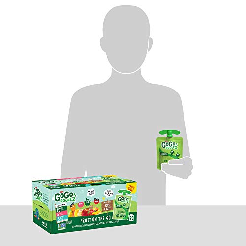 Gogo Squeez Applesauce, Variety Pack Apple/Peach/Gimme 5, 3.2