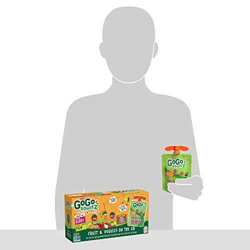 Gogo Squeez Fruit &Amp; Veggiez, Variety Pack Pear/Berry, 3.2 Ounc Gogo Squeez Fruit &Amp; Veggiez, Variety Pack Pear/Berry, 3.2 Ounc