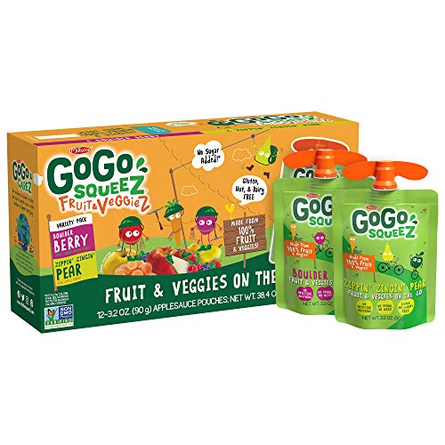 Gogo Squeez Fruit &Amp; Veggiez, Variety Pack Pear/Berry, 3.2 Ounc Gogo Squeez Fruit &Amp; Veggiez, Variety Pack Pear/Berry, 3.2 Ounc