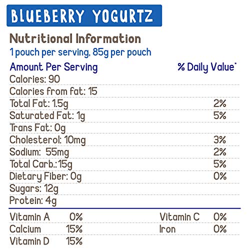 Gogo Squeez Yogurtz, Variety Pack Blueberry/Strawberry, 3 Ounc