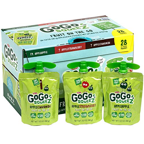 Gogo Squeez Applesauce Variety Pack 3.2Oz, 28Ct.