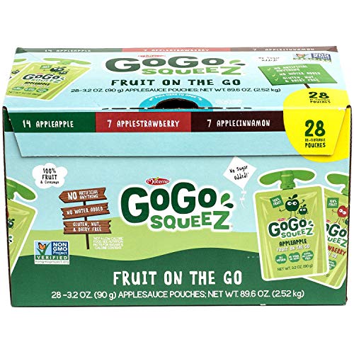 Gogo Squeez Applesauce Variety Pack 3.2Oz, 28Ct.