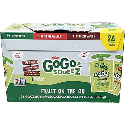 Gogo Squeez Gogo Squeez Apple Sauce Pouches 28 X 3.2 Oz Net Wt 8
