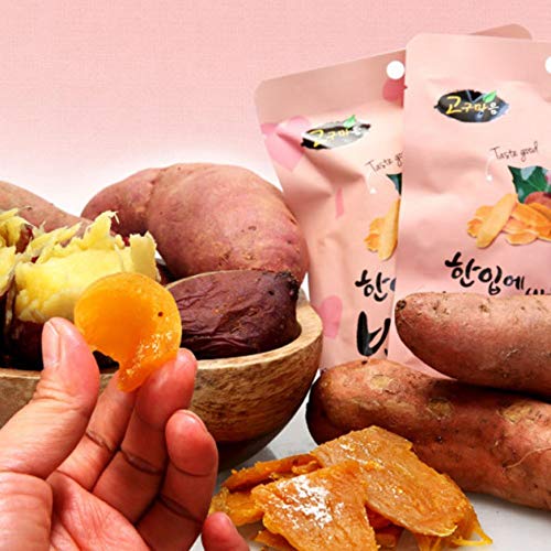 Soft Dried Sweet Potato 60Gpack Of 10 Product Of Korea, Haenam