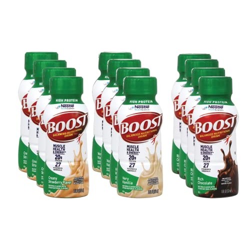 Boost High Protein Balanced Nutritional Drink Variety Pack - 8 F