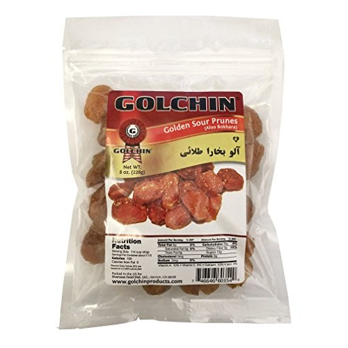 Golchin Golden Sour Prune, 8 Oz Aloo Bukhara