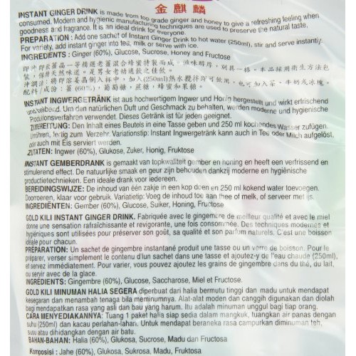 Gold Kili All Natural Instant Caffeine-Free Ginger Drink, 20-Cou