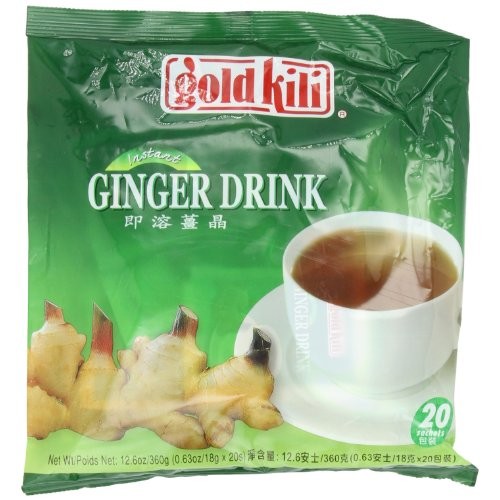 Gold Kili All Natural Instant Caffeine-Free Ginger Drink, 20-Cou