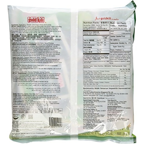 Ginger Drink Gold Kili 40 Sachets Packed In 2 Bags, 12.6 Oz