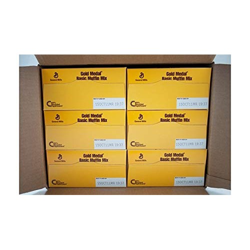 Gold Medal Basic Muffin Mix, 5 Lb Box Pack of 6