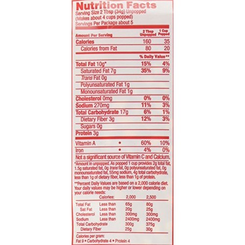 Gold Medal Fun-Pop Popcorn Kit With Coconut Oilnet Weight 5.5 O