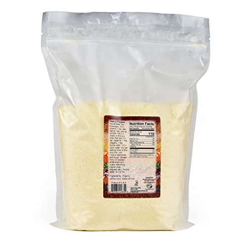GoldMine Natural Food Organic Corn Masa, Yellow Corn, 5 Lb Bag