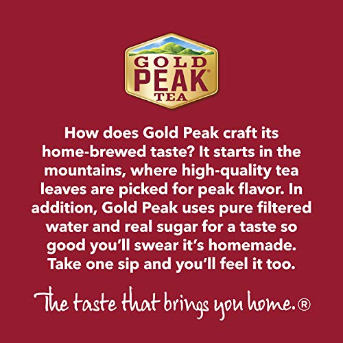 Gold Peak Unsweetened Black Iced Tea Drink, 64 Fl Oz