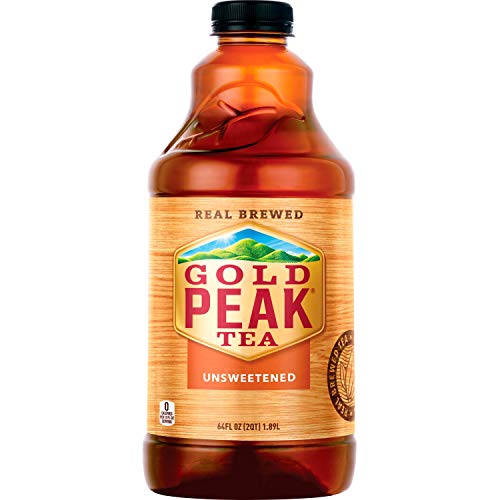Gold Peak Unsweetened Black Iced Tea Drink, 64 Fl Oz