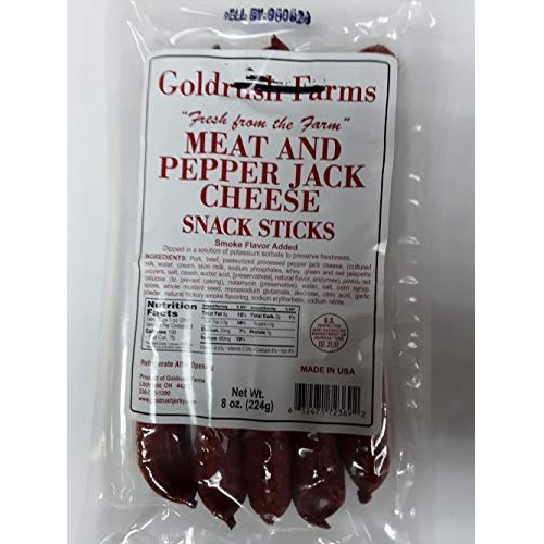 Fresh From The Farm Snack Sticks Meat &Amp; Pepperjack Cheese