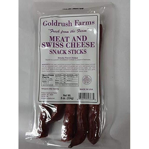 Fresh From The Farm Snack Sticks Meat &Amp; Swiss Cheese