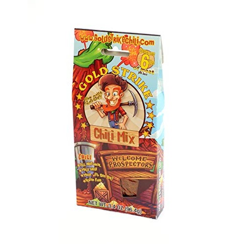 Gold Strike Chili Mix Packets, No Fillers, Gluten Free 2 Packets